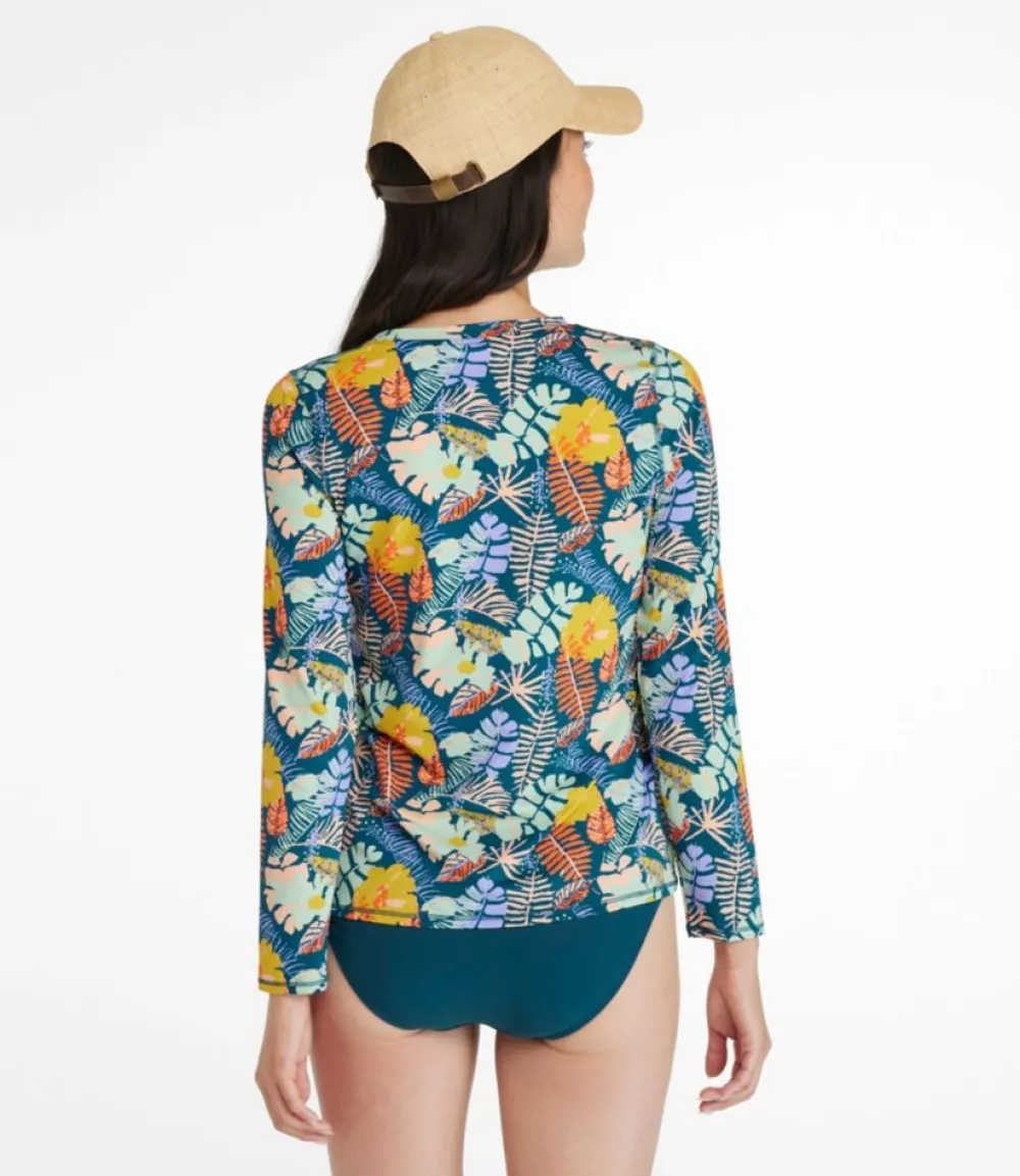 "Women's SunSmart® UPF 50+ Sun Shirt, Print"-L.L.Bean Online