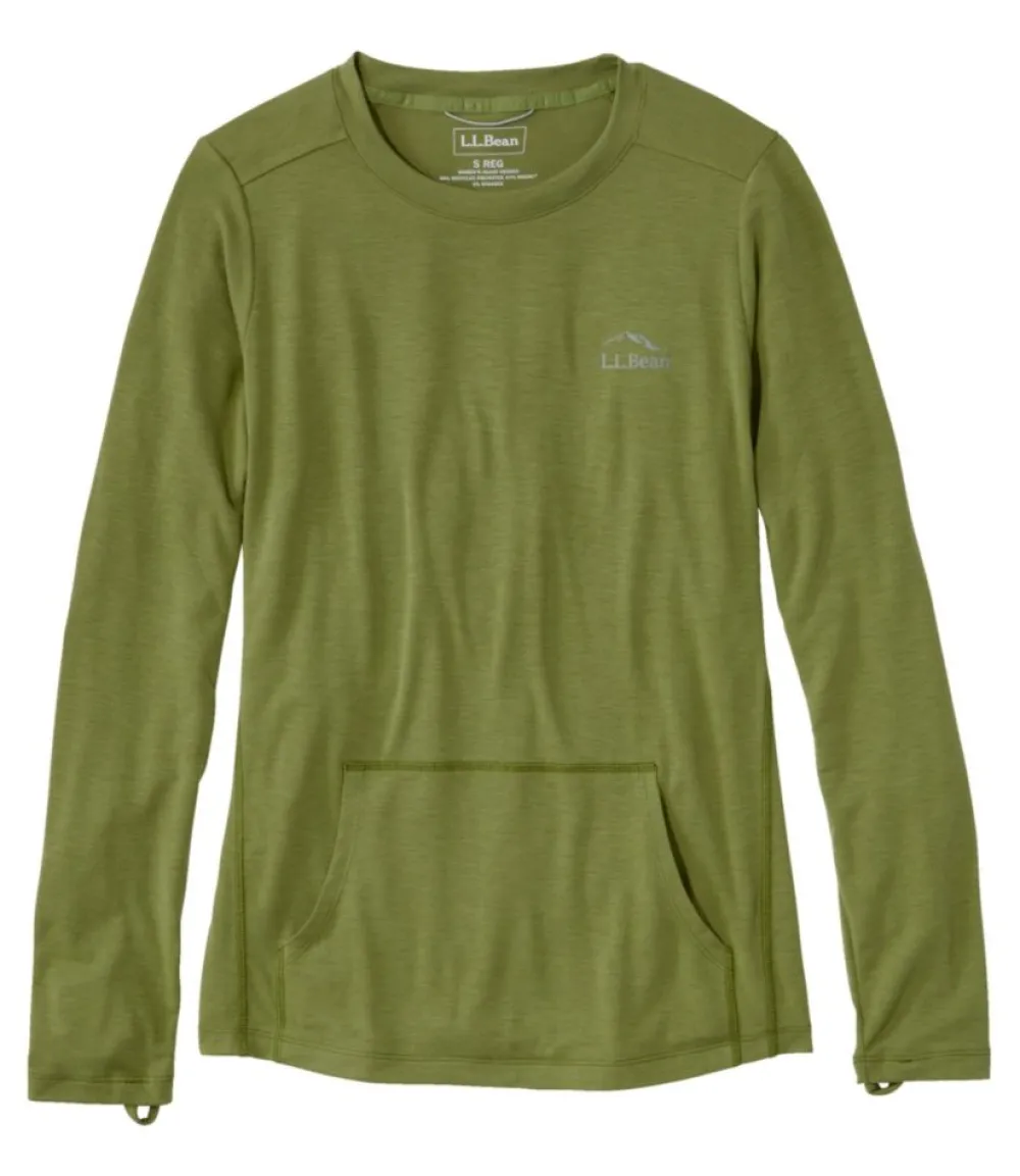 "Women's Tropicwear Comfort Crew, Long-Sleeve"-L.L.Bean Outlet