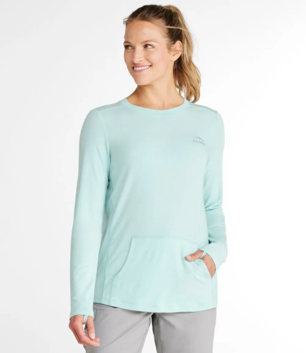 "Women's Tropicwear Comfort Crew, Long-Sleeve"-L.L.Bean Outlet