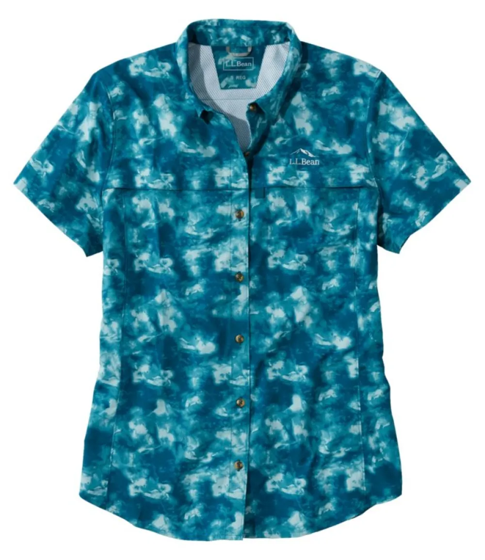 "Women's Tropicwear Shirt, Short-Sleeve Print"-L.L.Bean Store