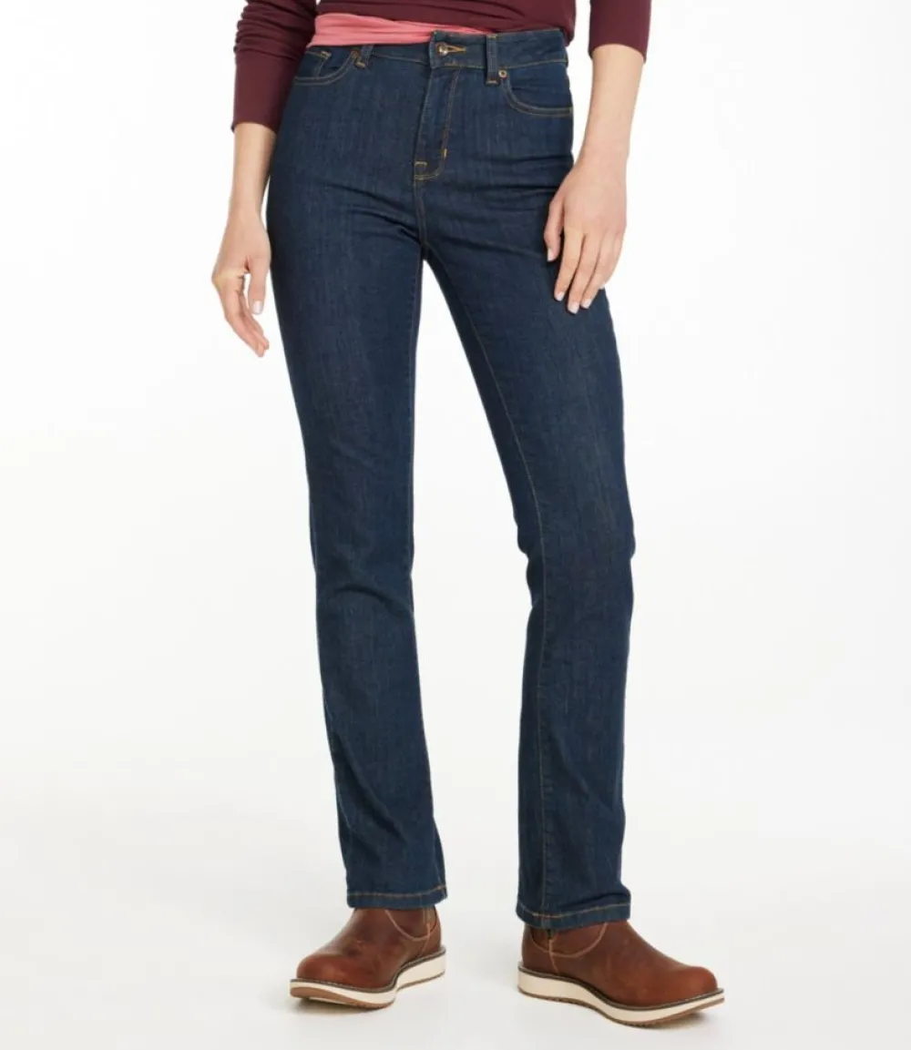 "Women's True Shape Jeans, High-Rise Bootcut"-L.L.Bean Fashion