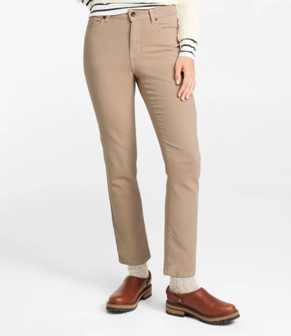 "Women's True Shape Jeans, High-Rise Slim-Leg Ankle Colors"-L.L.Bean Hot