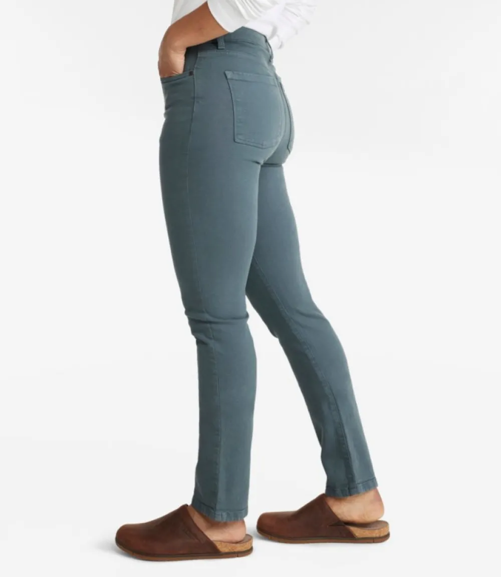 "Women's True Shape Jeans, High-Rise Slim-Leg Colors"-L.L.Bean New