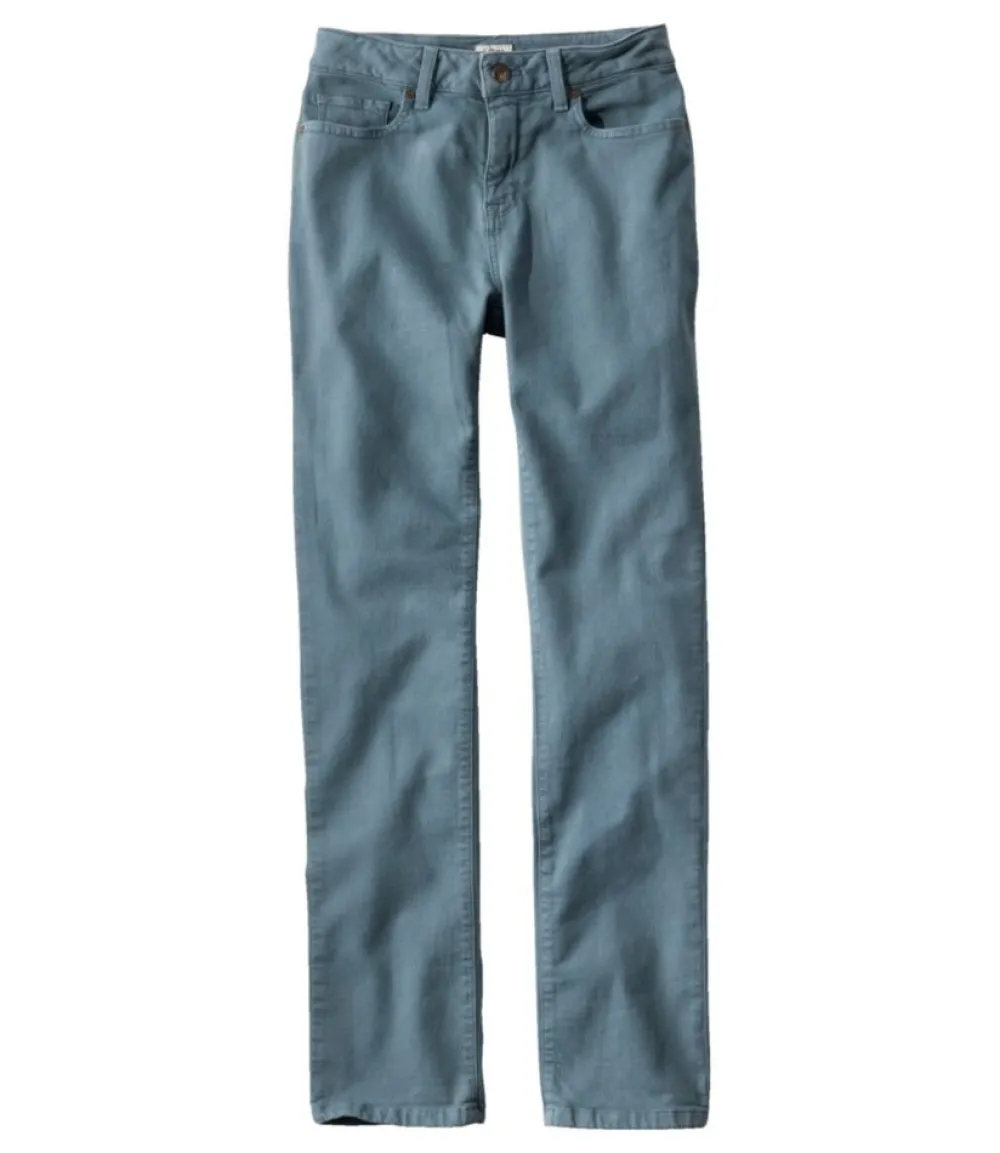 "Women's True Shape Jeans, High-Rise Straight-Leg Colors"-L.L.Bean Clearance