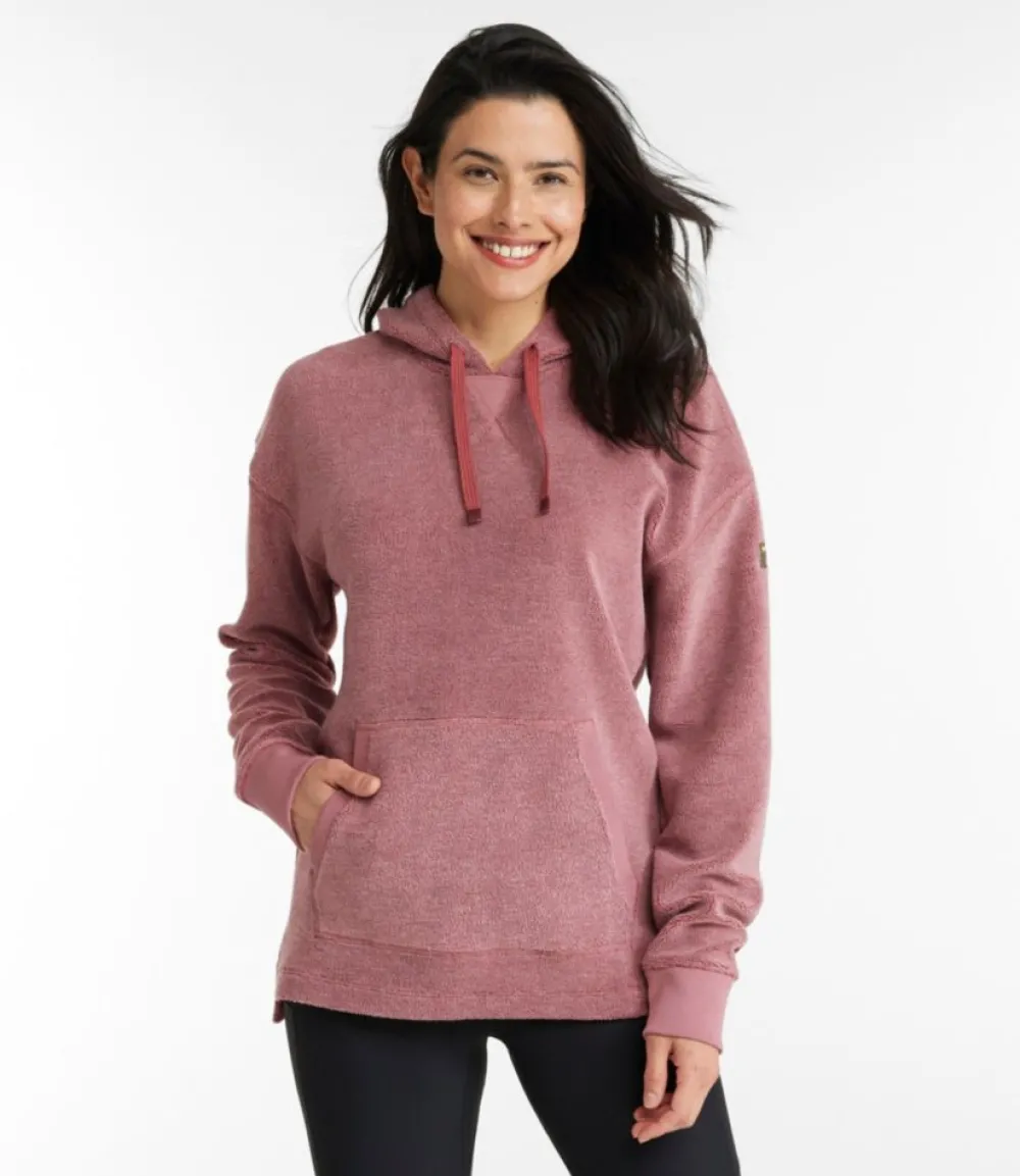 "Women's Tumbled Sherpa, Hooded Pullover"-L.L.Bean Shop
