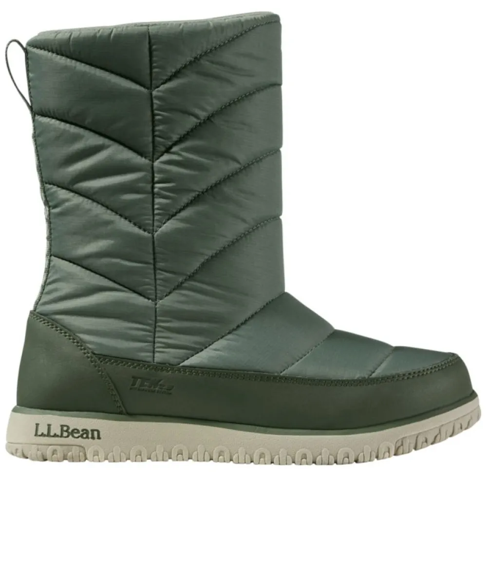 "Women's Ultralight Quilted Insulated Boots, Tall Side-Zip"-L.L.Bean Flash Sale