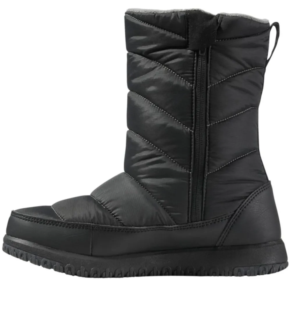 "Women's Ultralight Quilted Insulated Boots, Tall Side-Zip"-L.L.Bean Flash Sale