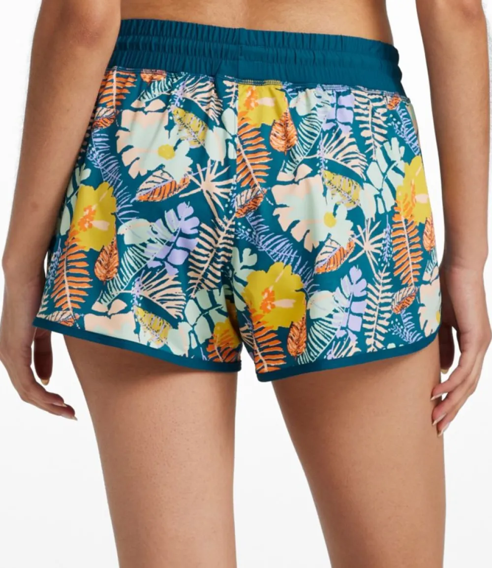 "Women's UPF 50+ Knit Shorts, Print"-L.L.Bean Hot