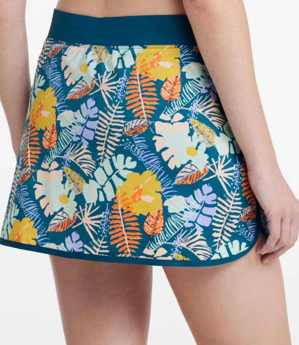 "Women's UPF 50+ Knit Skort, Print"-L.L.Bean Best