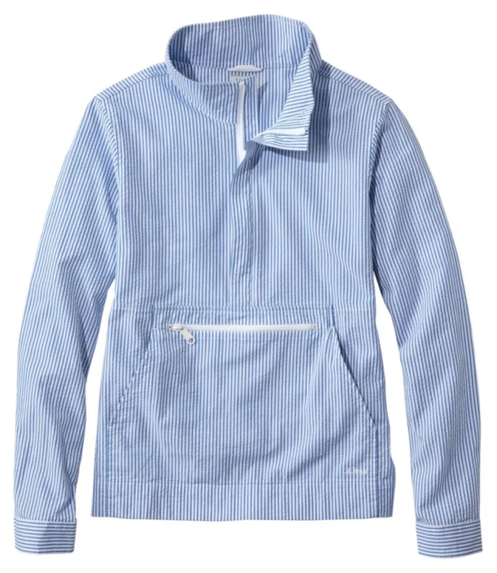 "Women's Vacationland Seersucker Anorak"-L.L.Bean Sale