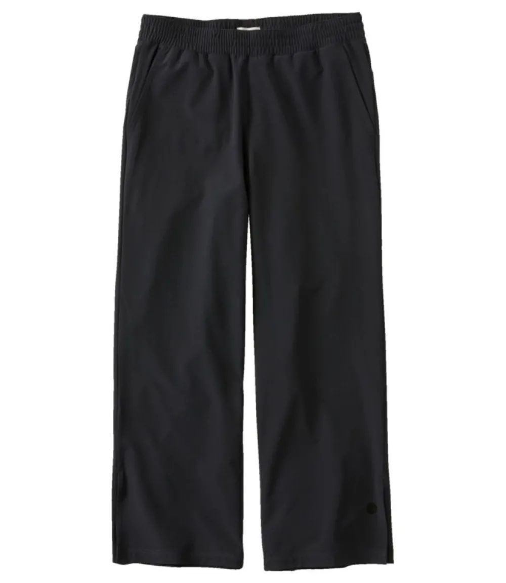 "Women's VentureStretch Pants, Wide-Leg Crop"-L.L.Bean Fashion