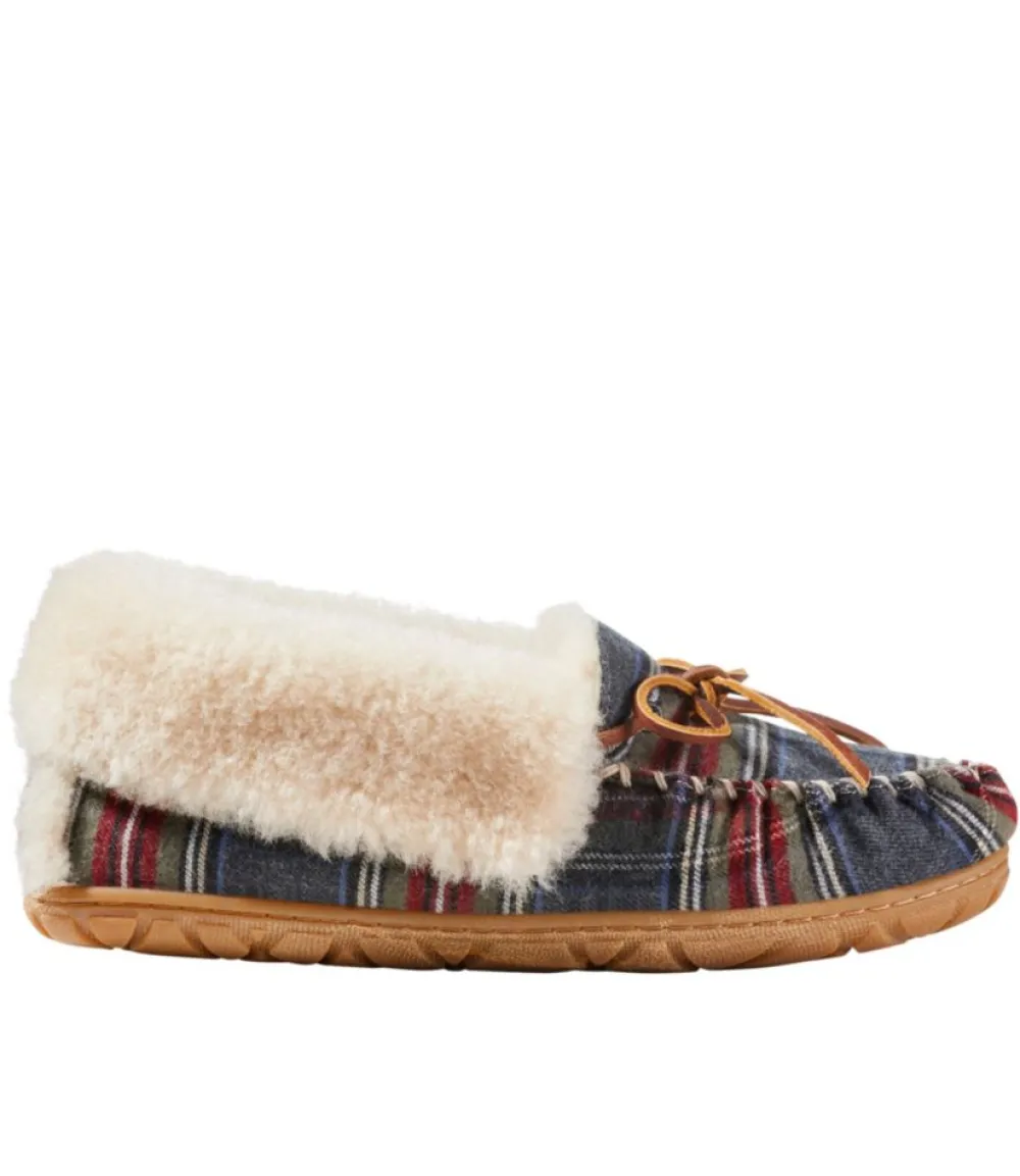 "Women's Wicked Good Moccasins, Plaid"-L.L.Bean Flash Sale
