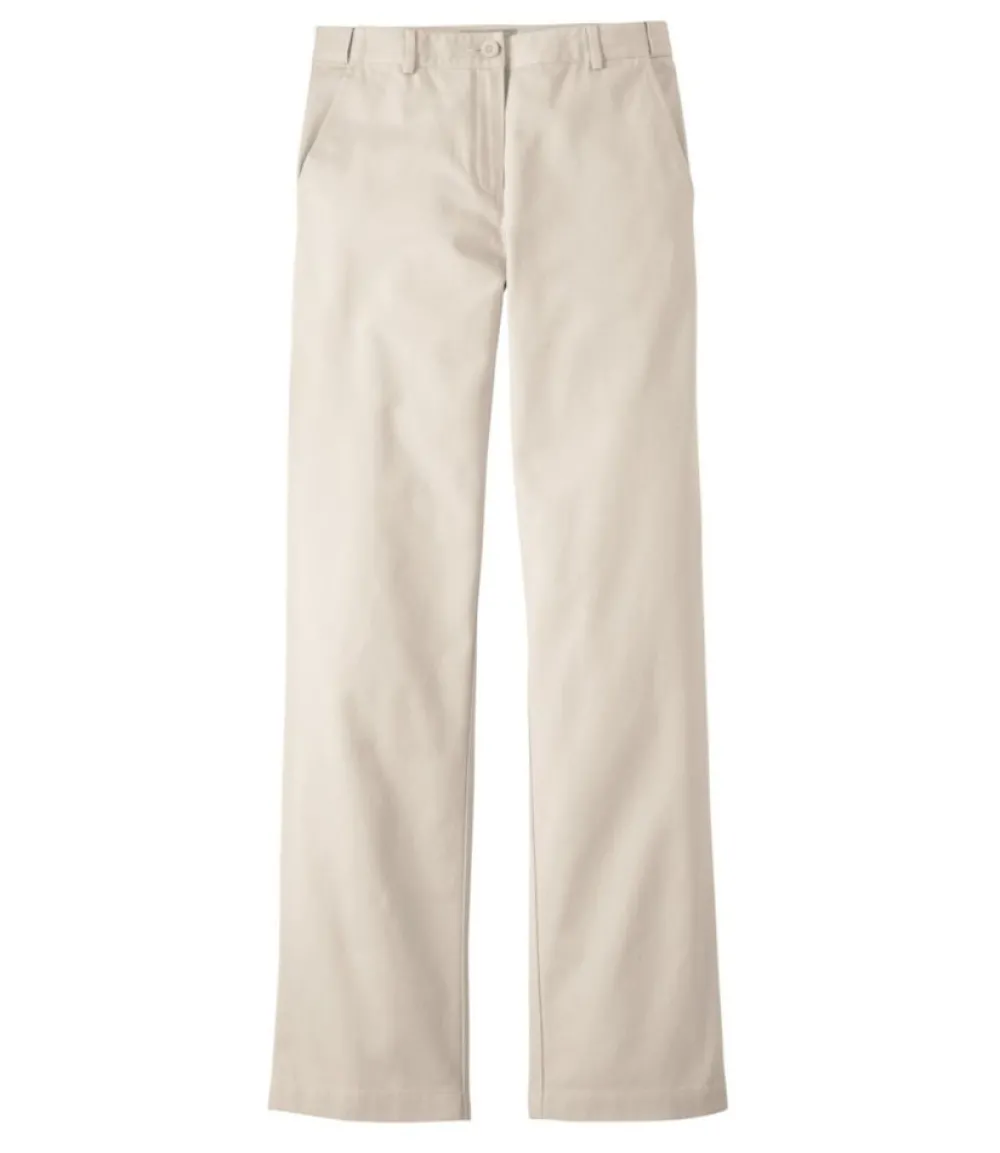 "Women's Wrinkle-Free Bayside Pants, High-Rise Hidden Comfort Waist Straight-Leg"-L.L.Bean Flash Sale