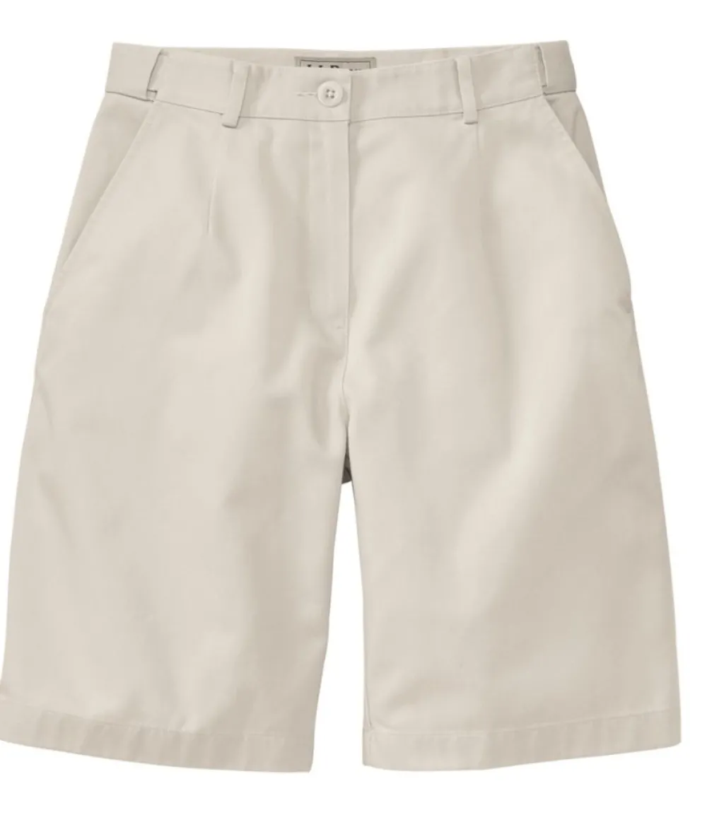 "Women's Wrinkle-Free Bayside Shorts, Ultra High-Rise Hidden Comfort Waist 9""-L.L.Bean Online